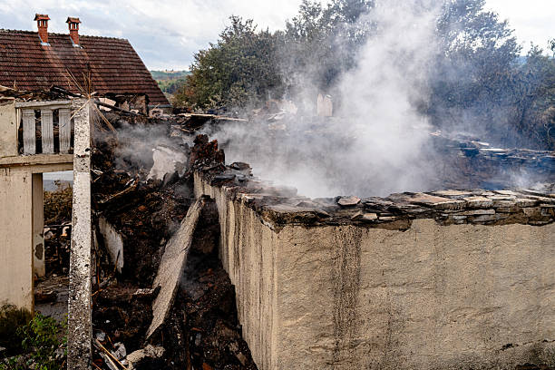 Professional Fire Damage Removal technician working in Glencoe, MN